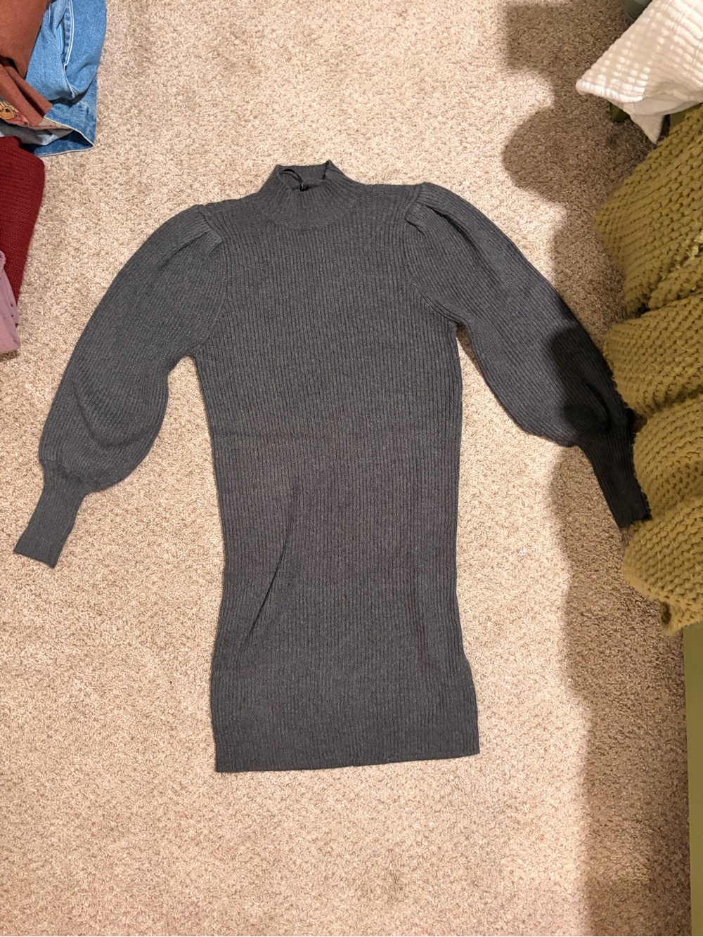 Gray Sweater Dress